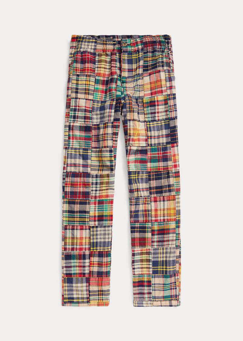 Pantalones Ralph Lauren Niño 6-14 Años Polo Prepster Patchwork Madras Chile Multicolor RGCWQ-1078